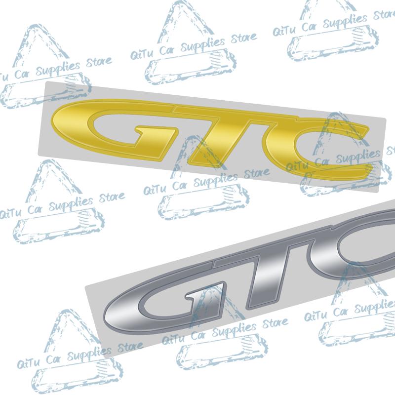 Metalowe Logo GTC 3D Emblemat na Grill Samochodowy Przód Odznaka na Klapę Bagażnika Naklejka Dekoracyjna Do Opel Astra Insignia Corsa Vectra Zafira Mokka OPC