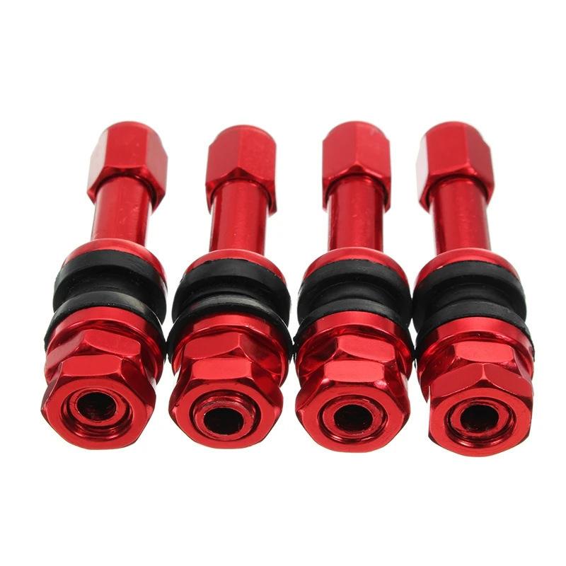 TR43E Aluminum Alloy Tubeless Tire Valve Stems 4PCS Durable Airtight Wheel Air Valves for Cars SUVs and Light Trucks Set Valve Stems 1
