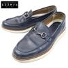 C22522 Original Grand Venetian Bit Loafers Shoes 8 NavyUsed