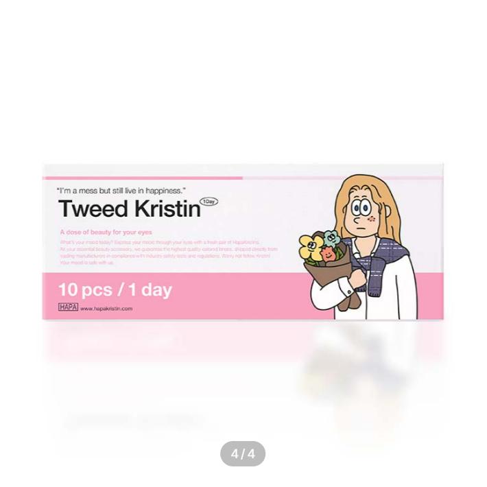 Tweed Christine One Day Mauve Grau