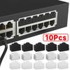 10-1Pcs Universal Dust Cap Dustproof Protection Cover for RJ45 Female Jack Network Cable Router RJ45 Interface Silicone Dustplug2