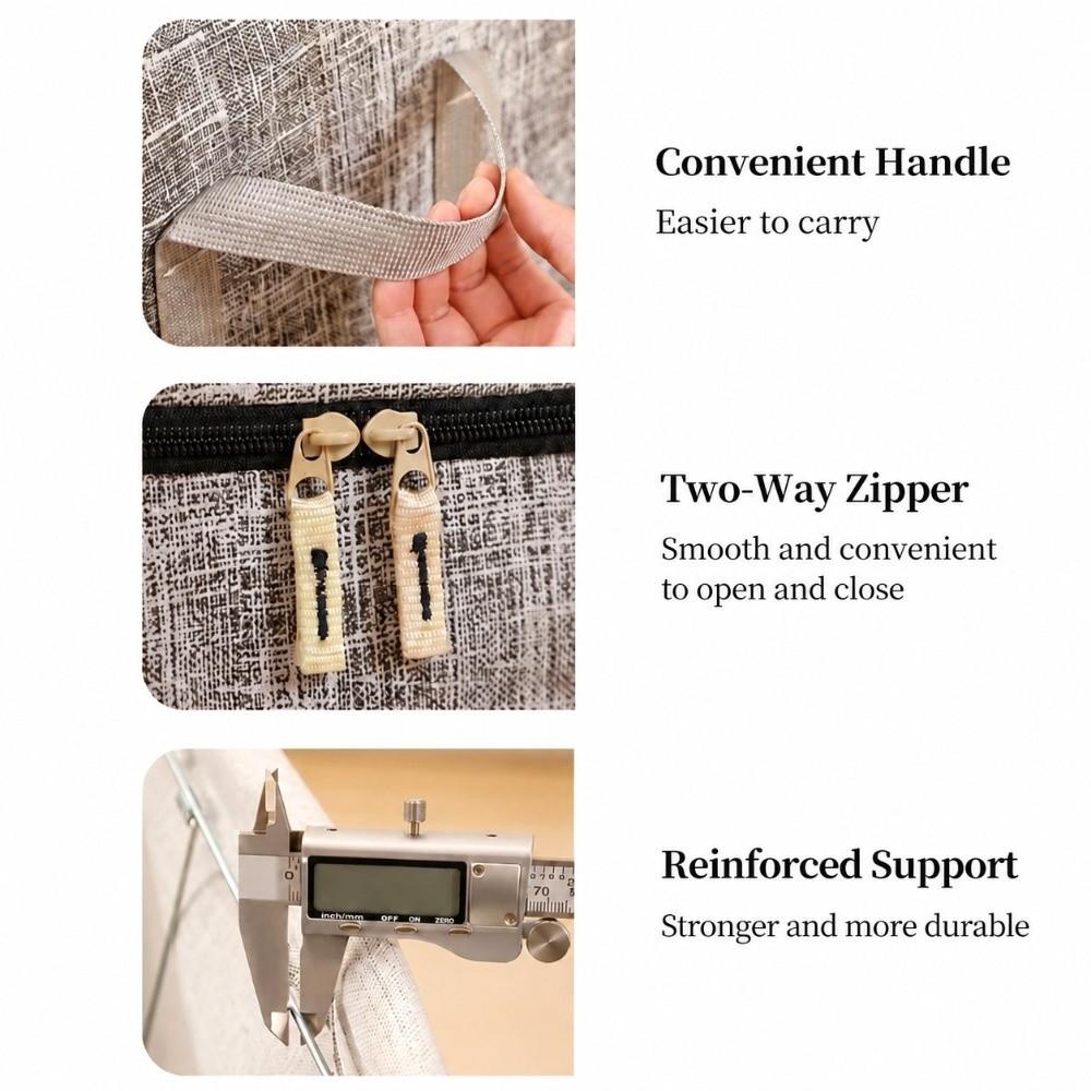 Large Capacity Clothes Storage Basket Foldable Organizer Box Clothing Storage Box Wardrobe