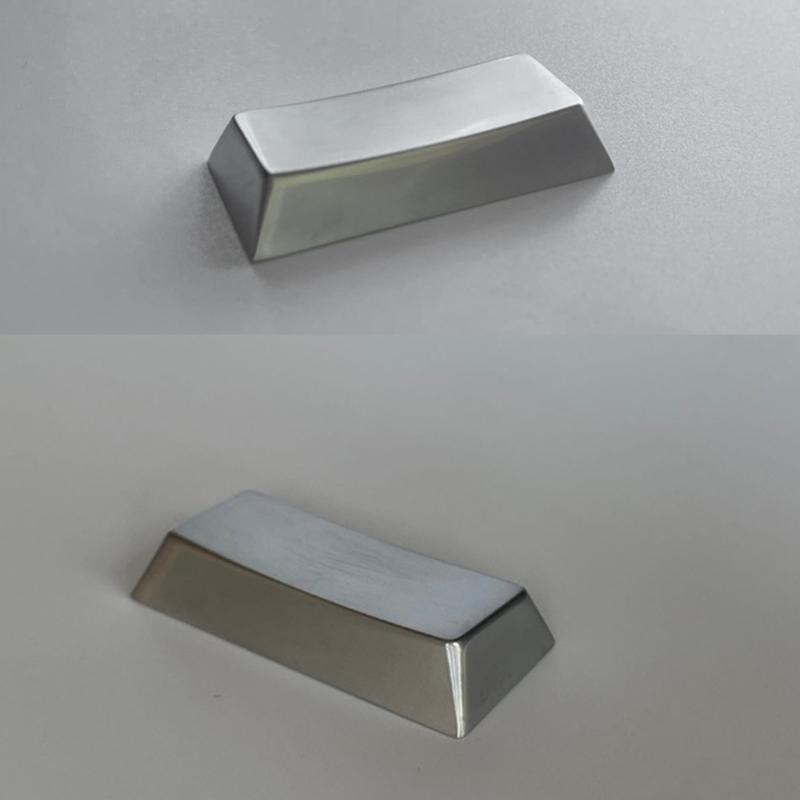 Zinc Alloy 2.25U Enter Keycap Original Height, Scratch Resistant Metal Finish Keycap for Mechanical Keyboards Switches