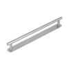 304 Stainless Steel Towel Rack Single Rod Wall Mount Towel Hanger Brushed Silver Finish No‑Drill Adhesive Installation Towel Bar