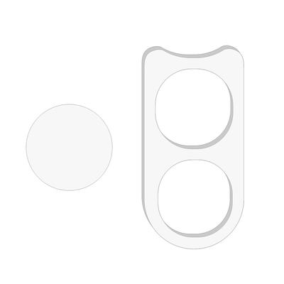 1 Set For Vivo V50 Lite 4G/5G Camera Lens Protector 3D Arc Edge Anti-Scratch Tempered Glass Lens Film