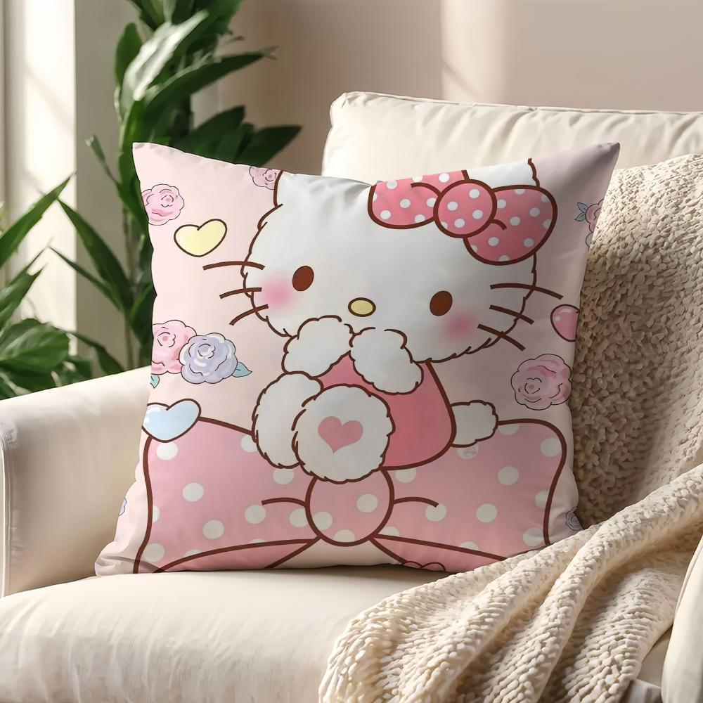 Lovely HHello Kitty cushion cover For Pillow Printing Sofa Decoration Home Car Room Coffee Shop Office Nordic Simplicity
