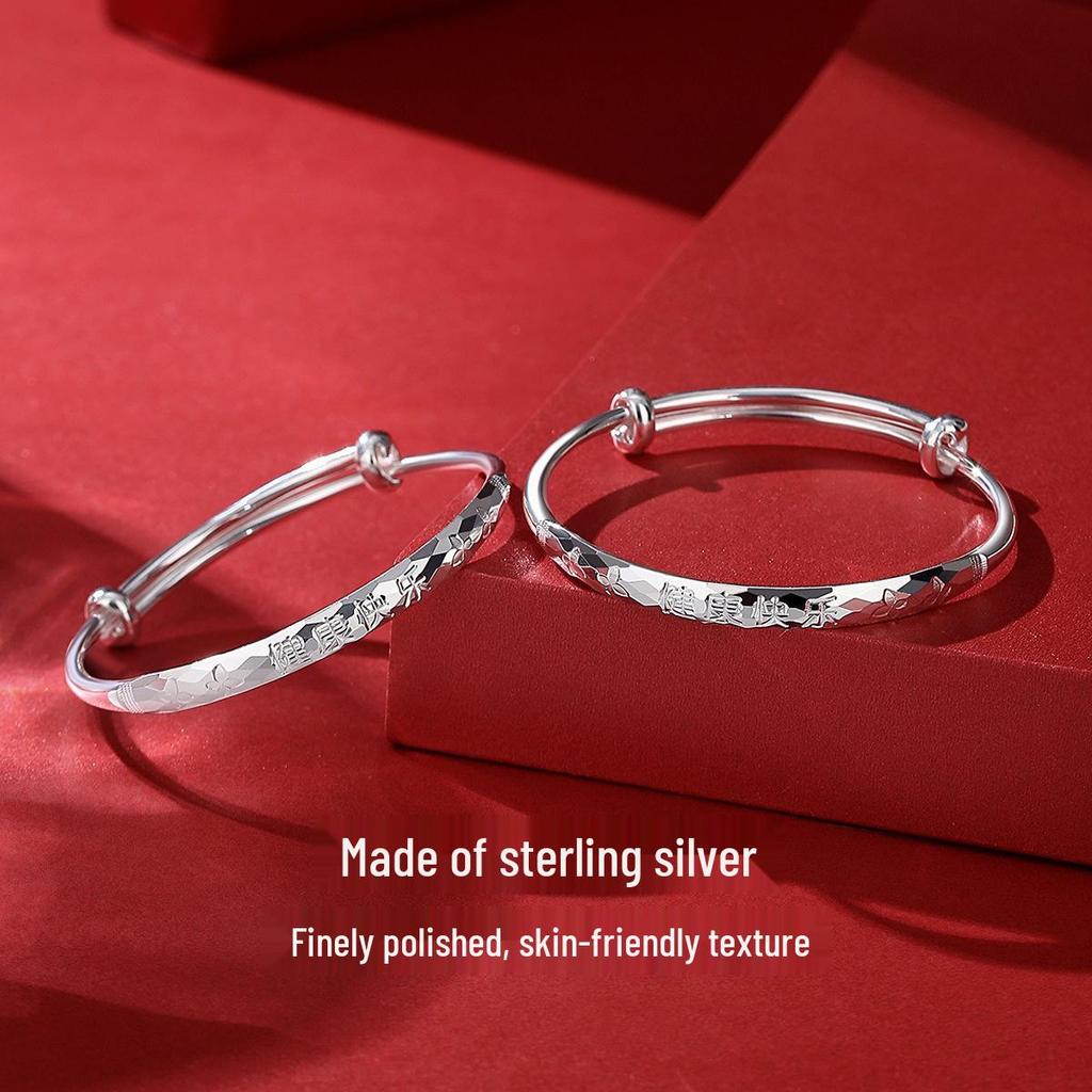 Sterling Silver Butterfly Growth Bracelet for Children - Hypoallergenic, High-End Jewelry
