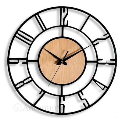 Ceas de Perete Metalic Elegant pentru Decorul Casei – Ceas Stilat pentru Living și Dormitor, Ceas de Perete de Designer, Ceas de Agățat de Dimensiuni Mari