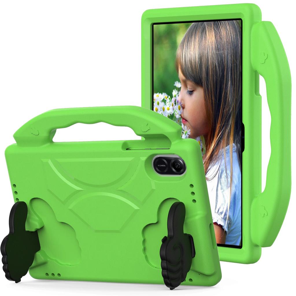 EVA Kids Portable Thumb Stand Tablet Case for Honor Pad X8A Case 11Inch Soft Solid Color Skin Feel Shockproof Full Protect Cover