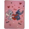 Plaid - LILO & STITCH - Stitch & Angel - 100 X 140 Cm