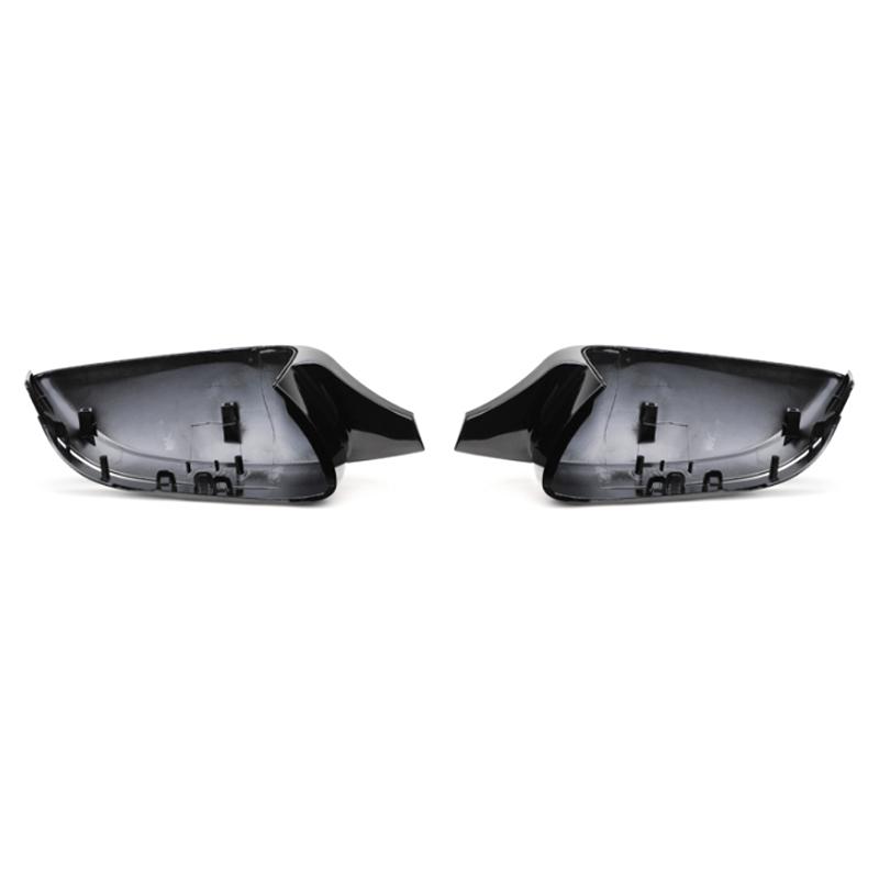 G30 G38 Bright Black Side Wing Rearview Mirror Cover Caps For BMW 2 3 4 5 7 Series G20 G21 G28 G22 G11 G12 G42 M4 Style LHD RHD
