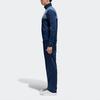 Adidas Tracksuit Color Block Stand Collar Zip Up Jacket And Straight Leg Pants Casual Sports Set Men Tracksuits Dark-Blue CD6603