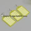 Double-Sided Numbered Transparent Key Tags for Easy Classification and Engraving