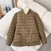 Lightweight Down-Padded Short Cotton Coat with Inner Liner, Warm and Thickened for Winter, Inner Wear and Bottoming