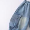 Koreanischer Stil Jungen Frühling/Herbst 2026 Jeansweste 3-teiliges Set - Cooles und hübsches Hemd für Kinder