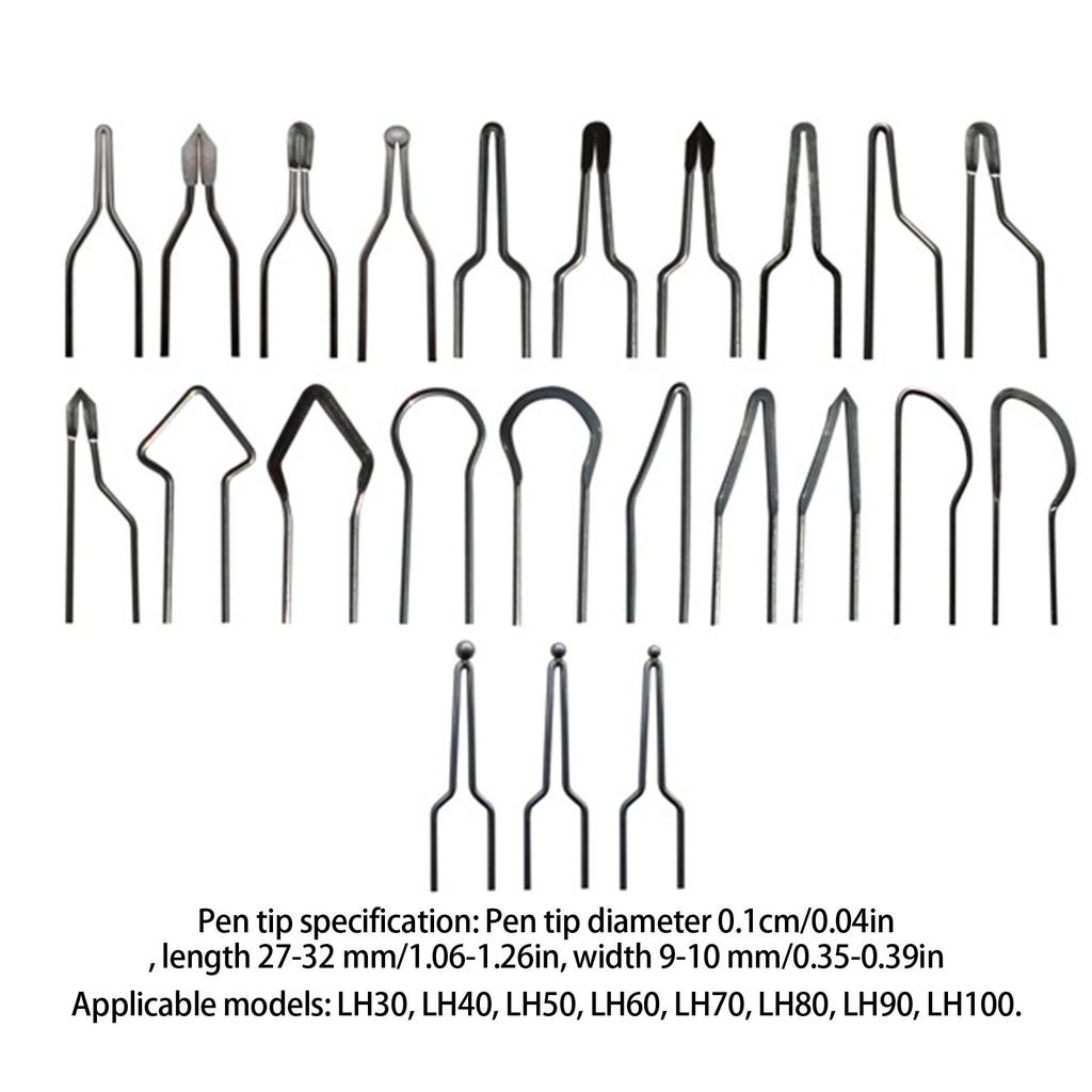 Pack Of 23 Pyrography Wire Tips For Wood Burning Tools Advanced Pyrography Tips Crafting Pen Tips For Wood Burning Needs