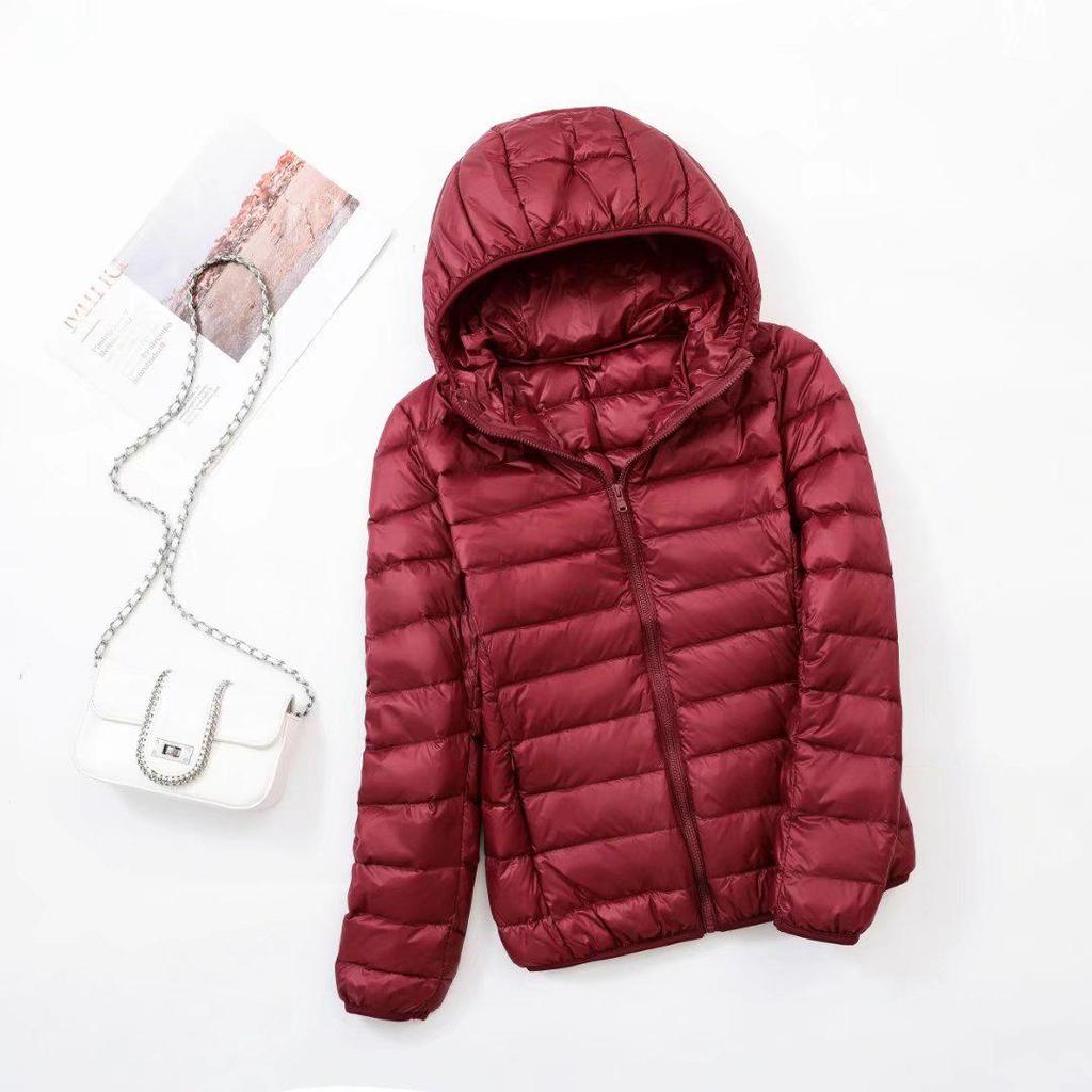 2025 Women's Hooded Lightweight Slim-Fit Down Jacket