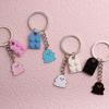 Spooky Wraith Key Ring Halloween Stocking Stuffer for Women Girls Teens Cute Boo Basket Gift for Friend With Gift Card