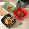 Reusable Airfryer Pan Liner Accessories Silicone Air Fryers Oven Baking Tray Pizza Chicken Airfryer Non-stick Silicone Mould