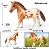 Wild Animal Model Kids Educational Toy Plastic Horse Figurine For Children Play