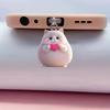 Acrylic Phone Dust Plug Pendant 2D Flat Pendant Suitable For Phone Type-C Universal Phone Accessories