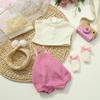 Haine pentru Păpuși Baby Reborn de 45cm Rochie Pulover Accesorii Haine Păpuși Baby Accesorii Modă pentru Îmbrăcat Păpuși Reborn