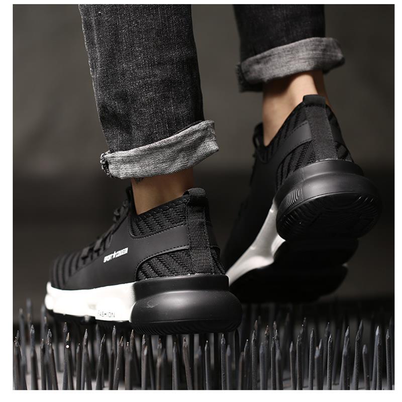 Men Safety Shoes Women Work Shoes Men's Anti-smashing Anti-piercing Safety Shoes Steel Toe Protective Shoes