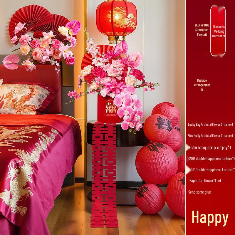 Wedding Floral Decorations: Bedside, Dining, and Desktop Arrangements for Festive Occasions and Engagements.