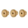 RC Motor Gear 20T M0.6 Copper RC Motor Pinion Set for 1/12 1/16 RC Cars for 370 380 390 Motors 3pcs