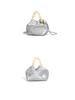 2025 Modern Chinese Cowhide Bento Crossbody & Shoulder Bucket Bag - Silver