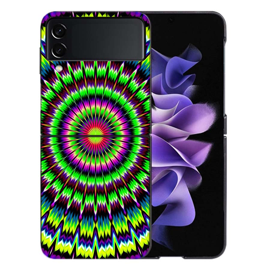 Chaotic Hypnosis Coque For Samsung Z Flip7 6 Galaxy Case Shockproof Z Flip5 Z Flip3 4 5G Hard Cover Phone TPU PC Hard Funda