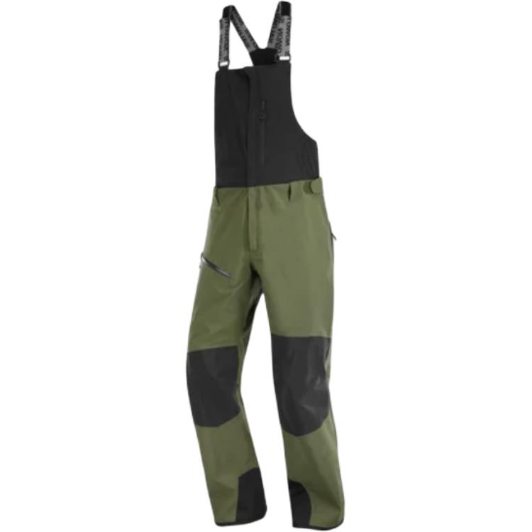 

Salomon Color Block Letter Strap Jumpsuit Ski Suit Men Ski Suit Olive-Green LC2312600 XL