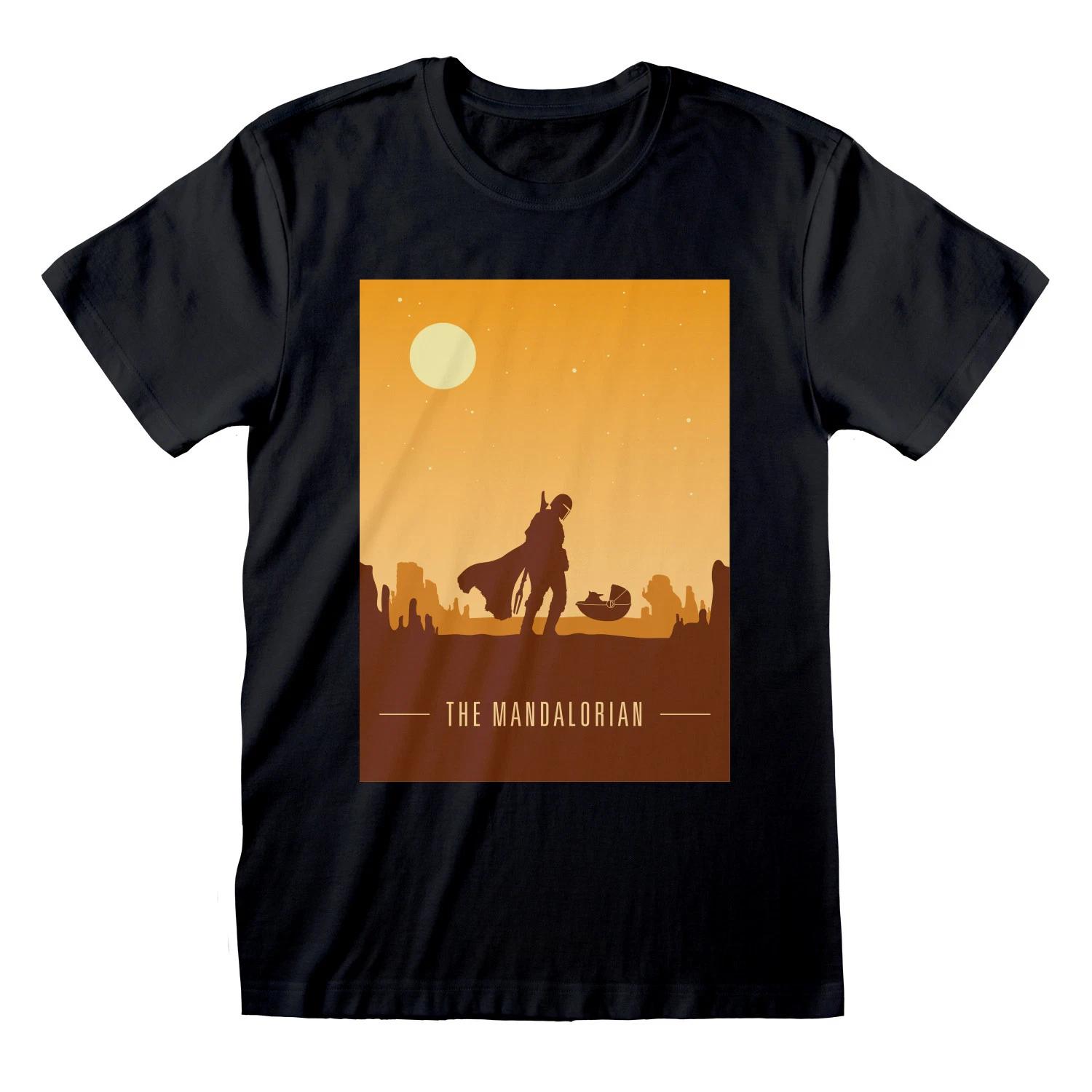 The Mandalorian Retro Poster Official Mens T-Shirt Unisex S