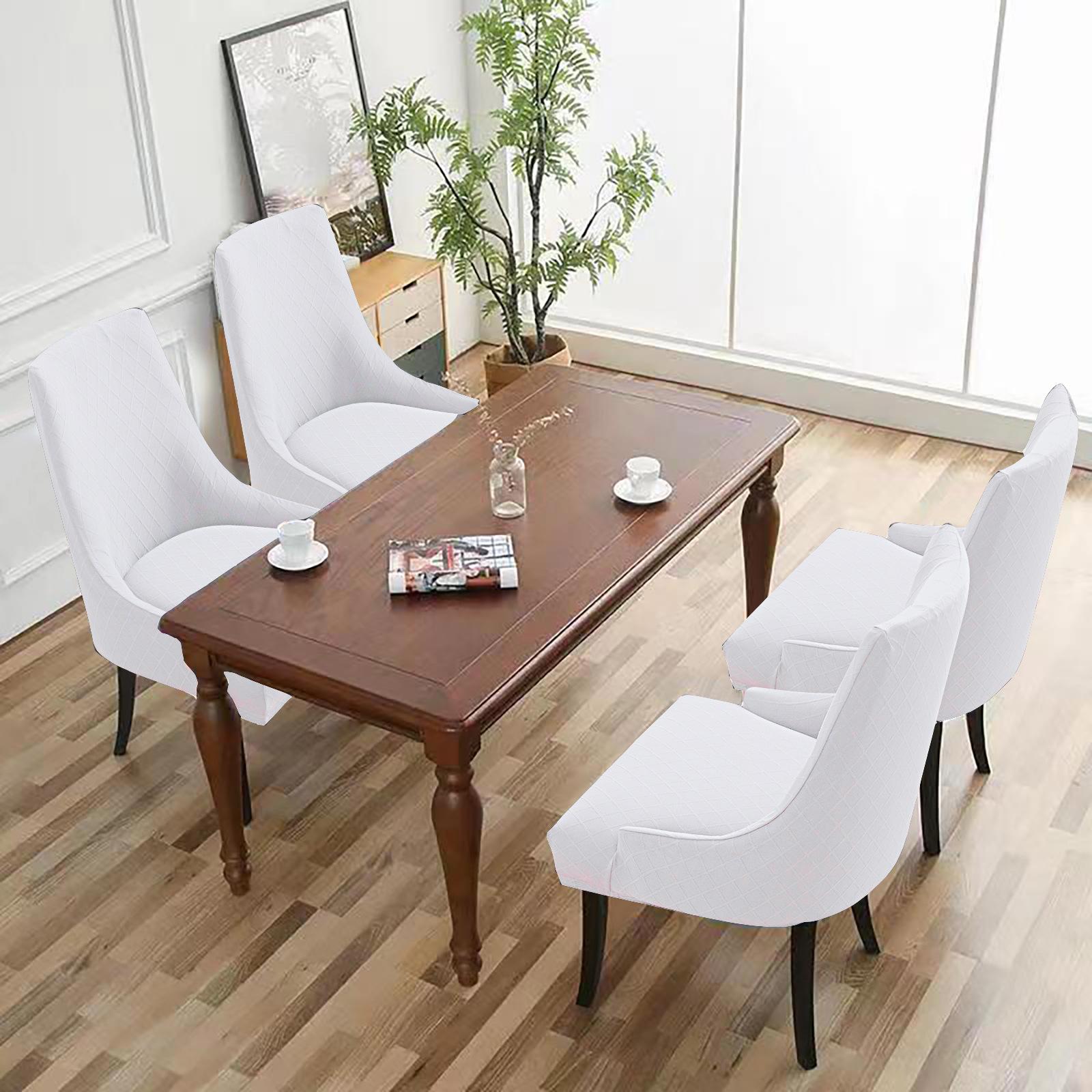 

Жаккардовый чехол для кресла-качалки с алмазным узором, водостойкий, экономичный по пространству, однотонный, эластичный, чехол для сиденья, чехол для обеденного стула, прочный 46*46*51 cm