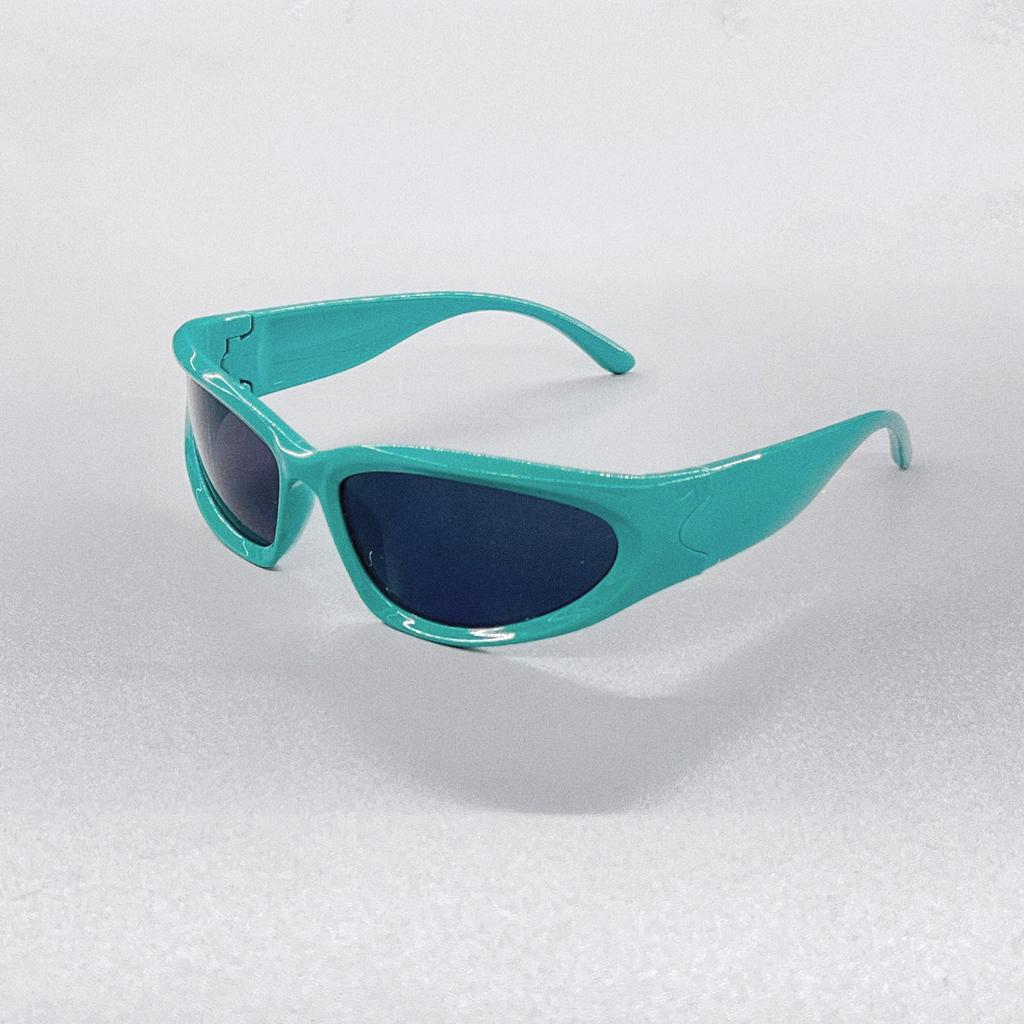 Y2K Sport Sunglasses UV400 Windproof Retro Bike Glasses for Men Women Trendy Eyewear Shades