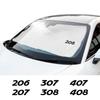 Pro Peugeot 206 207 307 308 508 407 408 2008 5008 Auto Přední sklo Slunečník Clony Auto Flodable Kryt sluneční clony