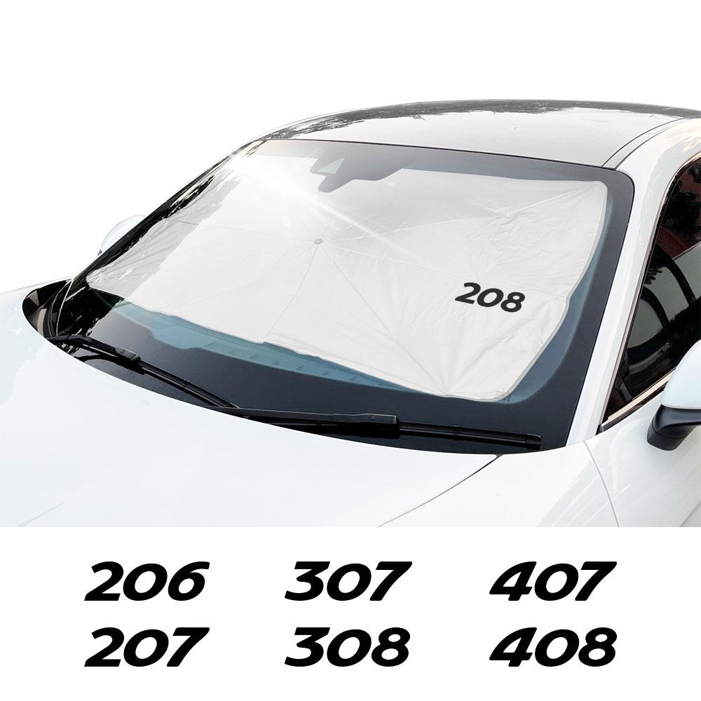 Pro Peugeot 206 207 307 308 508 407 408 2008 5008 Auto Přední sklo Slunečník Clony Auto Flodable Kryt sluneční clony