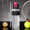 Water bottle High value double drink plastic cup Large capacity sports water cup Portable rope bouncing cup Fitness kettle