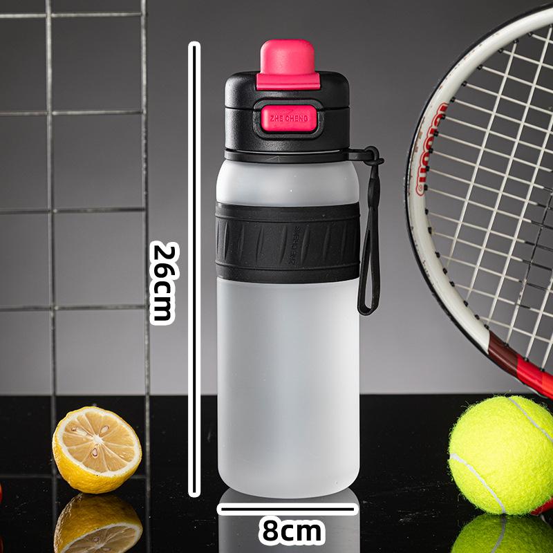 Water bottle High value double drink plastic cup Large capacity sports water cup Portable rope bouncing cup Fitness kettle