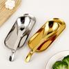 Gold Stainless Steel Storage Rack with Oval Plates