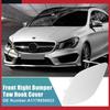 Pack of 1 For Mercedes-Benz CLA-class 12-15 Front Bumper Tow Hook Cover White