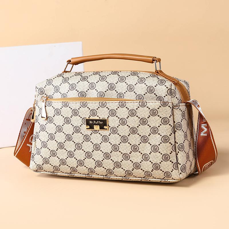 

Large-capacity, High-quality Women s Bag, Fashionable Printed Women s Crossbody Bag, Middle-aged Single-shoulder Bag