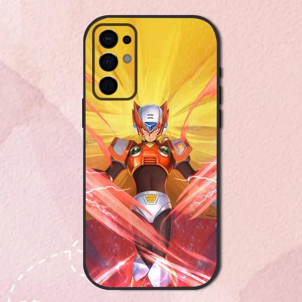Game Phone Case For Samsung S24,S21,S22,S23,S30,Ultra,S20,Plus,Fe,Lite,Note,10,9,5G R-Rockman-a M-Megaman Black Soft Shell