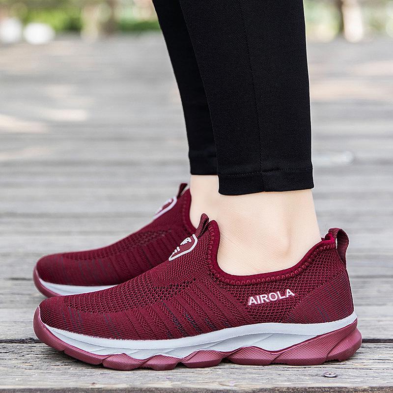 Non-slip Elderly Women's Casual Shoes - Comfortable Soft Sole Walking Shoes for Spring/Summer