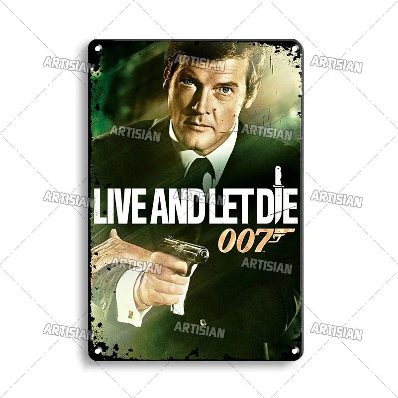 Movie Decorative Plate Rusty Metal Tin Sign Bar Home Club Industrial Decor Vintage Metal Plaque Film Poster Board Wall Signs