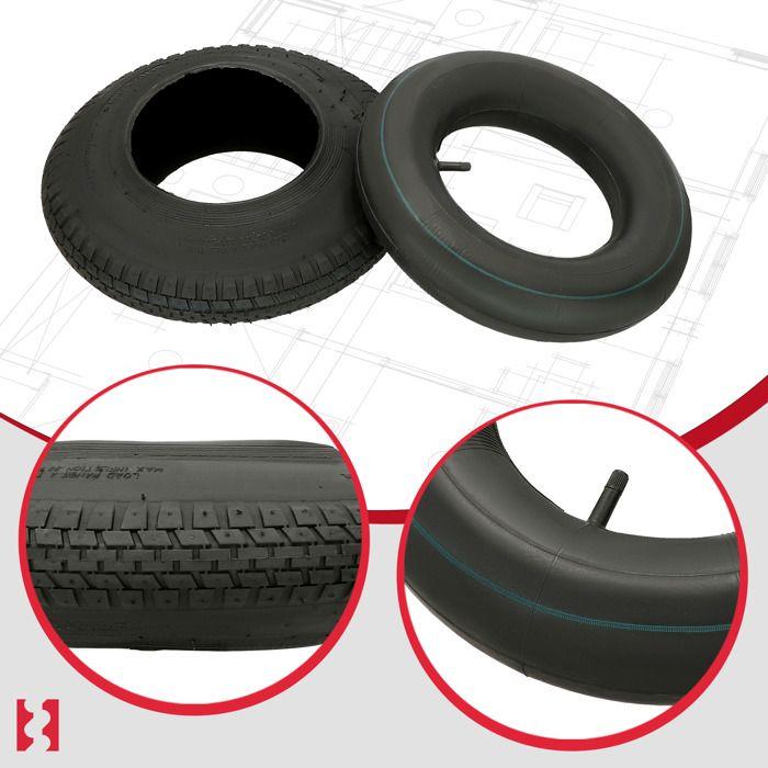 Kit Pneu Brouette avec Chambre à air - 4,80/4,00-8 - KOTARBAU®