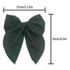 Plaid Bow Hair Clip - Festive Christmas Party Accessory