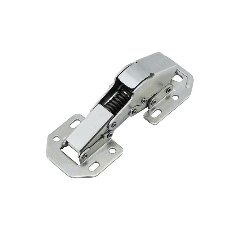 90 Degree Steel Cabinet Hinges No-Drilling HoleHydraulic Buffer Hinge Kitchen Cabinet Cupboard Hinges Furniture Hardware