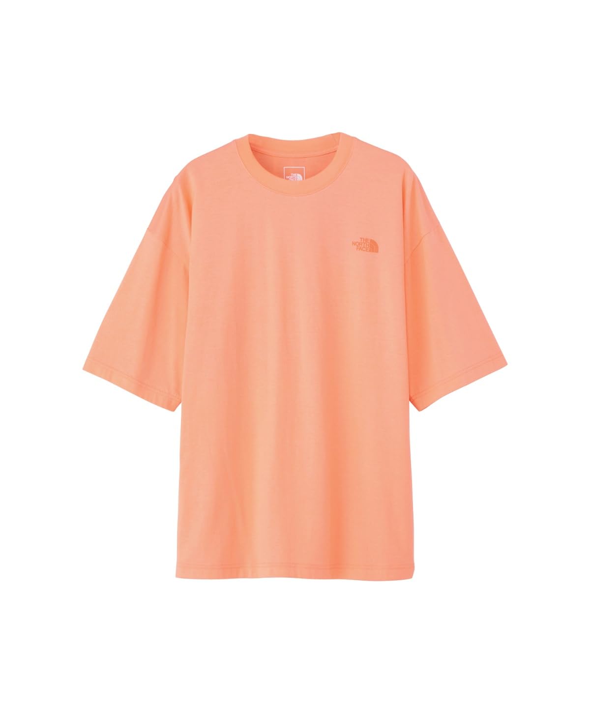 

Северная футболка с оверсайз логотипом персикового цвета S [The Face] с коротким рукавом, гранит,
