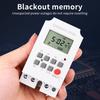 KG316S 220VAC 25A Digital Timer Switch Automatic Electronic Programmable Relay Week/Day/Minutes/second 168 Hours Time Control